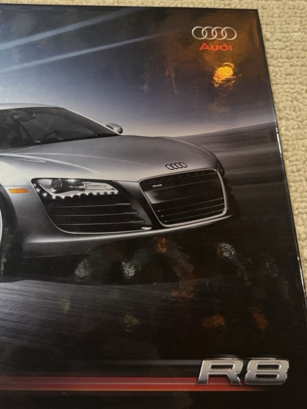 2008 Audi R8 Hardcover Brochure English Promotional Car Book